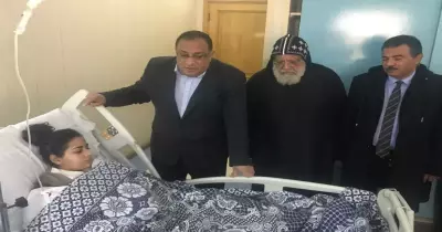 تأجيل امتحان طالبة مصابة في حادث كنيسة مارمينا.. ورئيس جامعة حلوان يزور المصابين