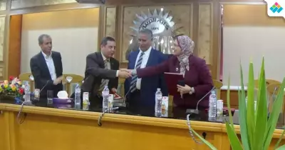 برتوكول تعاون بين تربية عين شمس والأكاديمية المهنية للمعلمين (صور)