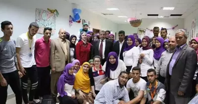 رئيس جامعة بني سويف يشهد ختام فعاليات المعسكر التدريبي الأول للطلاب