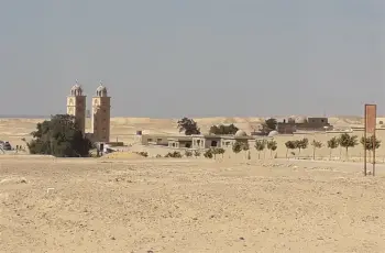 أزمة مزرعة دير الملاك بالفيوم وإصابة أحد الرهبان أثناء إزالة التعديات الزراعية