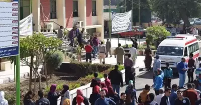 إجراء أول تجربة إخلاء في حالة الطوارئ بجامعة سوهاج