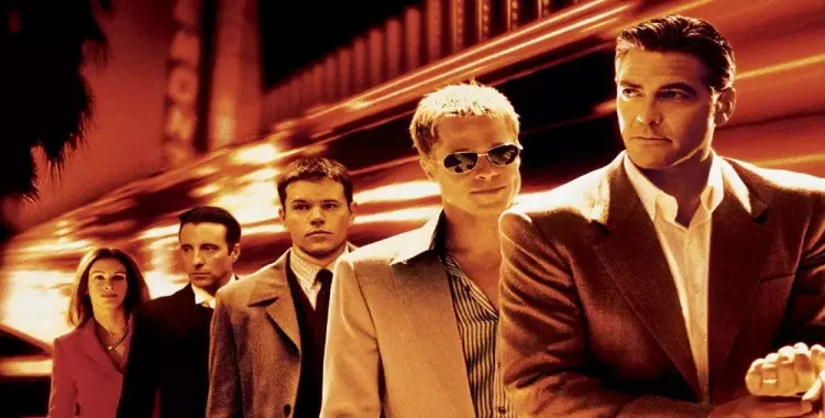  فيلم السهرة.. جورج كلوني وبراد بيت في «Ocean's Thirteen» 