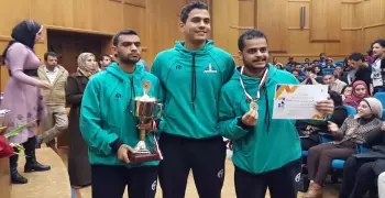 فوز جامعة عين شمس بالمركز الأول في مسابقة الشطرنج بأسبوع شباب الجامعات