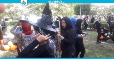 بالألوان ومكياج الرعب.. حفل هالوين بـ«آداب عين شمس» (صور)