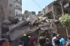انهيار عقار مصر القديمة اليوم المكون من 3 طوابق.. هل توجد ضحايا؟