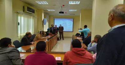 4 دورات تدريبية لتنمية الجهاز الإداري بجامعة بني سويف