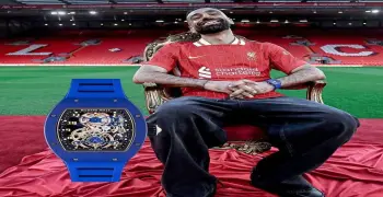 سعر ساعة محمد صلاح ريتشارد ميل الزرقاء