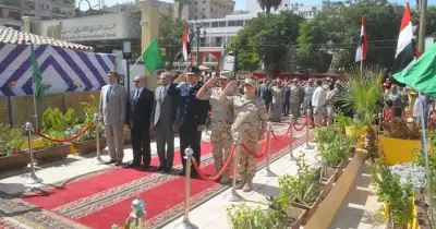 رئيس جامعة المنيا يشارك في احتفالات المحافظة بذكرى أكتوبر