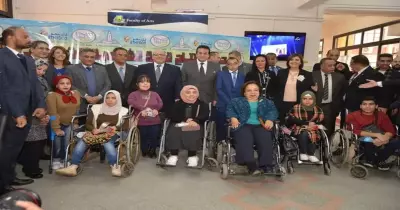 وزير التعليم العالي يفتتح أول قاعة خدمات للطلاب ذوي الإعاقة بجامعة عين شمس