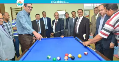 بالصور.. افتتاح معرض تشكيلي وصالة رياضية بتربية أسيوط