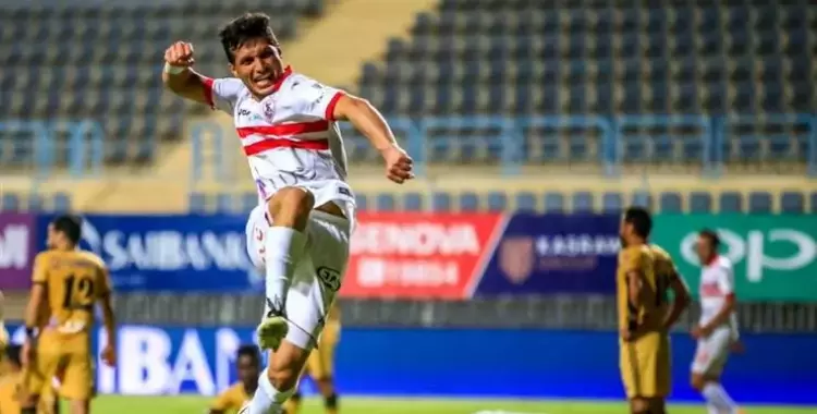  لحظة طرد طارق حامد في مباراة الزمالك وأسوان 