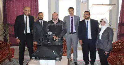 «MTMR 17».. روبوت لكشف المعادن من إبتكار طلاب هندسة المنوفية (فيديو)