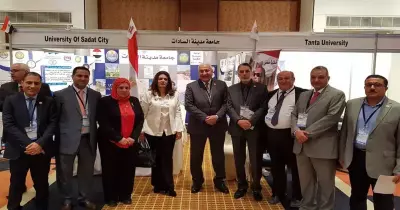 «السادات» تشارك بمعرض الجامعات بدولة الكويت