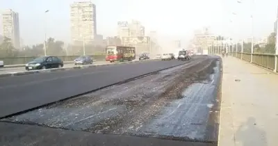 مراحل الغلق الجزئي المؤقت لكوبري 6 أكتوبر بالتناوب