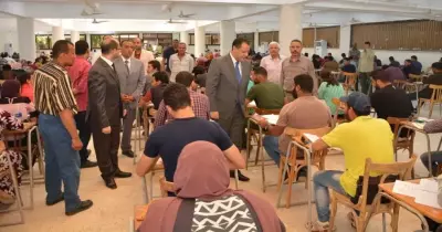 جامعة أسيوط تواصل متابعتها لسير امتحانات نهاية العام الدراسي