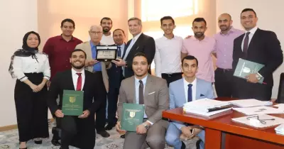 استخدام النانوتكنولوجي لتحسين الإنتاج.. مشروعات تخرج طلبة هندسة بترول الجامعة البريطانية