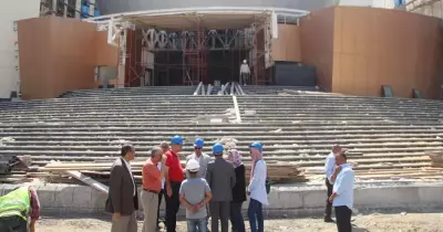 رئيس جامعة كفرالشيخ يتابع تجهيزات أسبوع شباب الجامعات