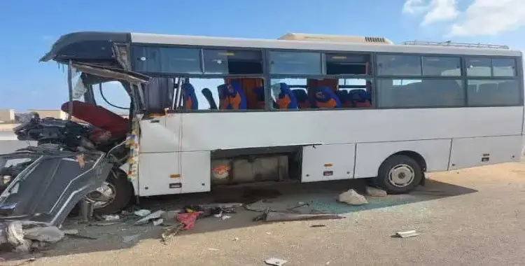  وزارة النقل تكشف حقيقة الأتوبيس المتورط في حادث الكريمات اليوم 