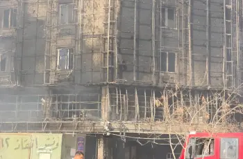 صور حريق مول حدائق الأهرام.. الحماية المدنية تسيطر على النيران