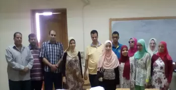 تدريبات خاصة للطلاب المكفوفين بكلية ألسن عين شمس
