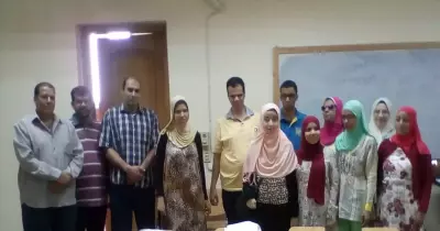 تدريبات خاصة للطلاب المكفوفين بكلية ألسن عين شمس