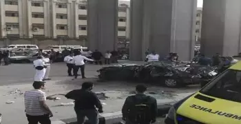 تفاصيل سقوط سيارة من أعلى كوبري أكتوبر