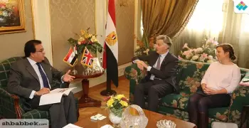 وزير التعليم العالي يستقبل السفير البريطاني الجديد (صور)