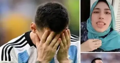 «معاك فلوس كتير من الماتشات».. أدعية علياء قمرون على ميسي قبل مواجهة الغد