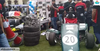 استعراض مشاريع الطلاب في حفل إطلاق منصة الأنشطة الطلابية بالجامعة الأمريكية