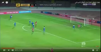 حسين الشحات يسجل الهدف الأول للأهلي في شباك الهلال السوداني (فيديو)