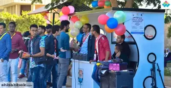كرنفال لاتحاد جامعة أسوان لتوعية الطلاب بصندوق التكافل الاجتماعي