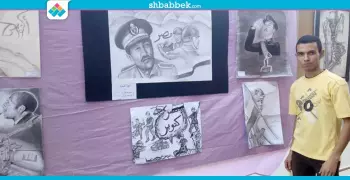 جامعه أسيوط تحتفل بذكرى أكتوبر برسوم لأبرز شخصيات الحرب (صور)