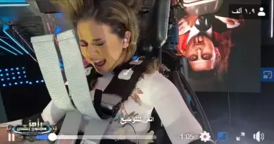 زعر وصراخ منة عرفة في «رامز مجنون رسمي»: أقسم بالله هقفل انستجرام (فيديو)