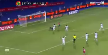 شاهد هدف المغرب الأول ضد كوت ديفوار
