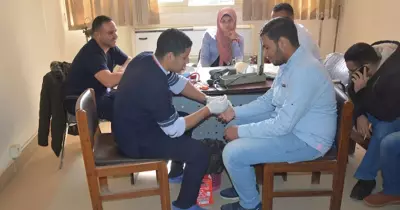انطلاق فعاليات الأسبوع البيئي في كلية حاسبات الفيوم بحملة تبرع بالدم
