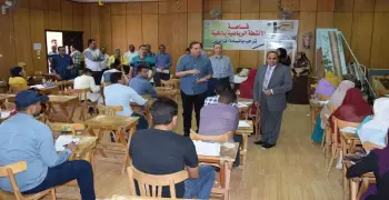 رئيس جامعة سوهاج يتفقد امتحانات الدبلومة العامة