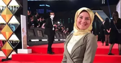 صور وفيديو ماذا قال أحمد فهمي لـ بسنت نور الدين في مهرجان القاهرة السينيمائي؟