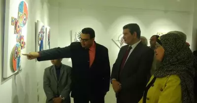 جامعة المنيا تفتتح معارض «إبداعات نسجية ودواير دواير» بكلية التربية الفنية