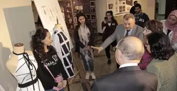 جامعة أكتوبر للعلوم تفتتح معرض «هارفست 7» بكلية الفنون والتصميم (صور)