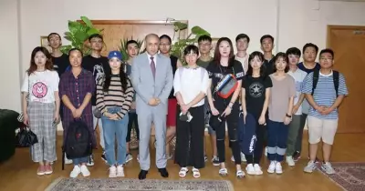 جامعة النهضة تستقبل وفدا طلابيا من الصين