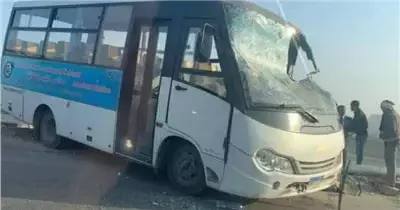 تفاصيل حادث أتوبيس الطلاب في ميدان الرماية بالجيزة اليوم صور
