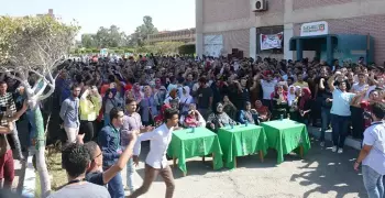 استمرار حفلات الاستقبال بجامعة بورسعيد