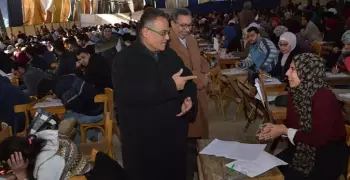 نائب شئون التعليم والطلاب بعين شمس يتفقد لجان امتحانات طلاب الحقوق