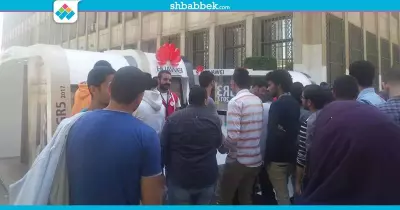 شركة Huawai تجري سحب على إصدارها الجديد بجامعة القاهرة (صور)
