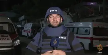 من هو الصحفي محمد وشاح مراسل الجزيرة مباشر الذي استهدفه الاحتلال بغزة؟