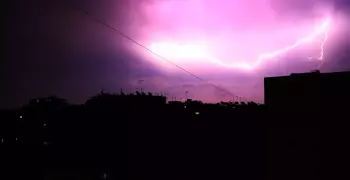 شاهد صور رعد وبرق  في سماء محافظات مصر