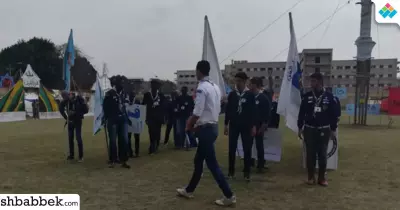 افتتاح المهرجان الكشفي 39 في جامعة القاهرة (صور)