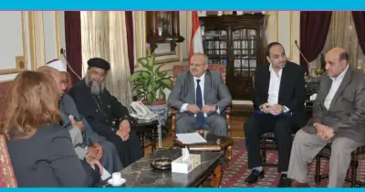 وفد إسلامي مسيحي في مكتب «الخُشت» لتهنئته برئاسة جامعة القاهرة