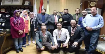 جامعة بني سويف تحصد 8 ميداليات في مسابقة تدويل التعليم العالي