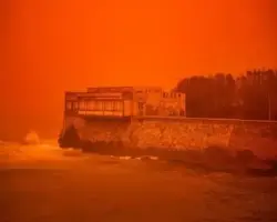 تحذير من الأرصاد الجوية بخصوص العاصفة الدموية